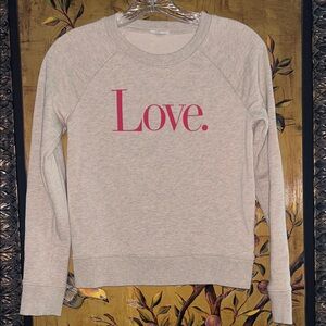Crewcuts girls LOVE sweatshirt